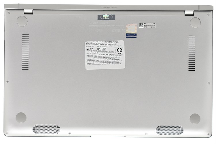 Laptop Asus ZenBook 14 UX433FN i5 8265U/8GB/512GB/2GB MX150/Túi/Win10 (A6124T) Màu Bạc