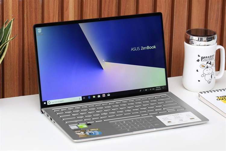 Laptop Asus ZenBook 14 UX433FN i5 8265U/8GB/512GB/2GB MX150/Túi/Win10 (A6124T) Màu Bạc