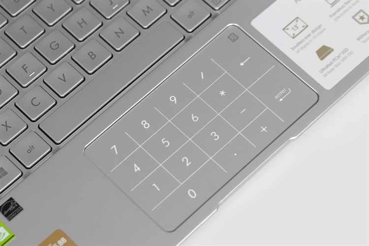 Laptop Asus ZenBook 14 UX433FN i5 8265U/8GB/512GB/2GB MX150/Túi/Win10 (A6124T) Màu Bạc