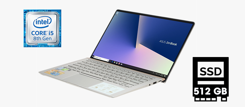 Laptop Asus UX433FA-A6124T chỉ mất vài giây đến và chục giây để khởi động Laptop Asus UX433FA-A6124T chỉ mất vài giây đến và chục giây để khởi động