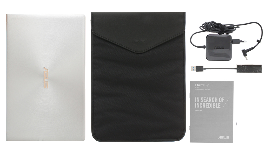 Bộ sản phẩm gồm: Sách hướng dẫn, Bao da, Thùng máy, Adapter sạc, Cáp