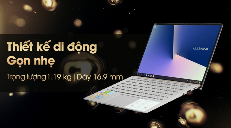 Laptop Asus ZenBook 13 UX333FN i5 8265U/8GB/512GB/2GB MX150/Túi/Win10 (A4125T)