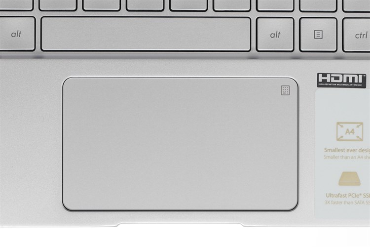 Laptop Asus ZenBook 13 UX333FN i5 8265U/8GB/512GB/2GB MX150/Túi/Win10 (A4125T) Màu Bạc