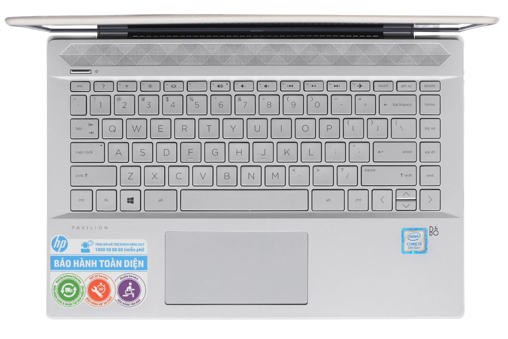 Laptop HP Pavilion 14 ce1014TU i3 8145U/4GB/500GB/Win10 (5JN05PA) Màu Vàng