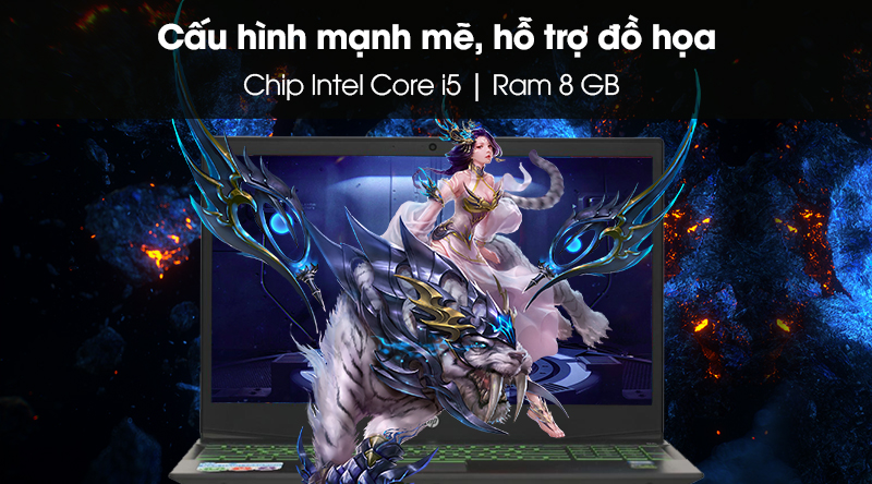 Laptop HP Pavilion Gaming 15 cx0179TX i5 8300H 8GB/1TB/ GTX1050/Win10 (5EF42PA)