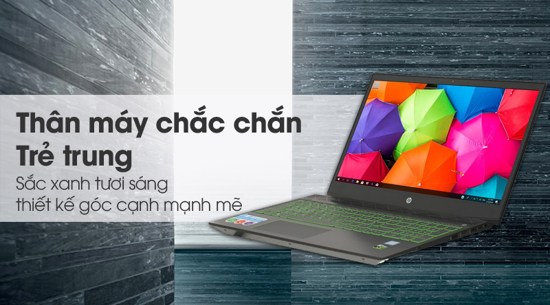 Laptop HP Pavilion Gaming 15 cx0177TX i5 8300H/8GB/1TB+128G/ GTX1050/Win10 (5EF40PA)