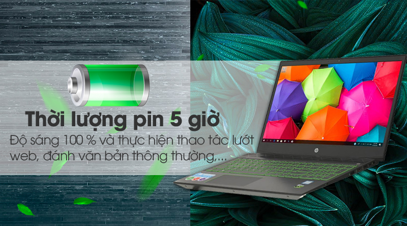 Laptop HP Pavilion Gaming 15 cx0177TX i5 8300H/8GB/1TB+128G/ GTX1050/Win10 (5EF40PA)