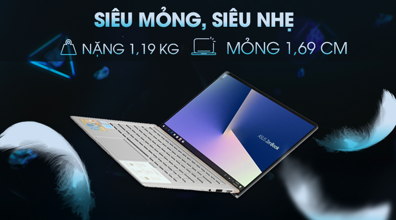 Laptop Asus Zenbook UX333FA i5 8265U/8GB/256GB/Túi/Win10 (A4046T)