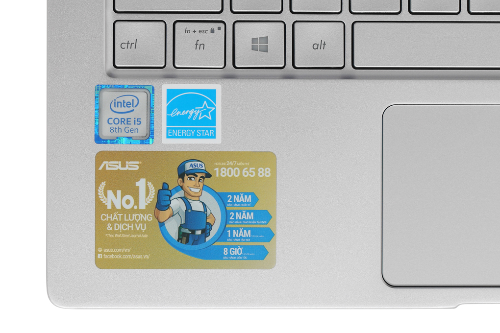 Laptop Asus Zenbook UX333FA i5 8265U/8GB/256GB/Túi/Win10 (A4046T) Màu Bạc