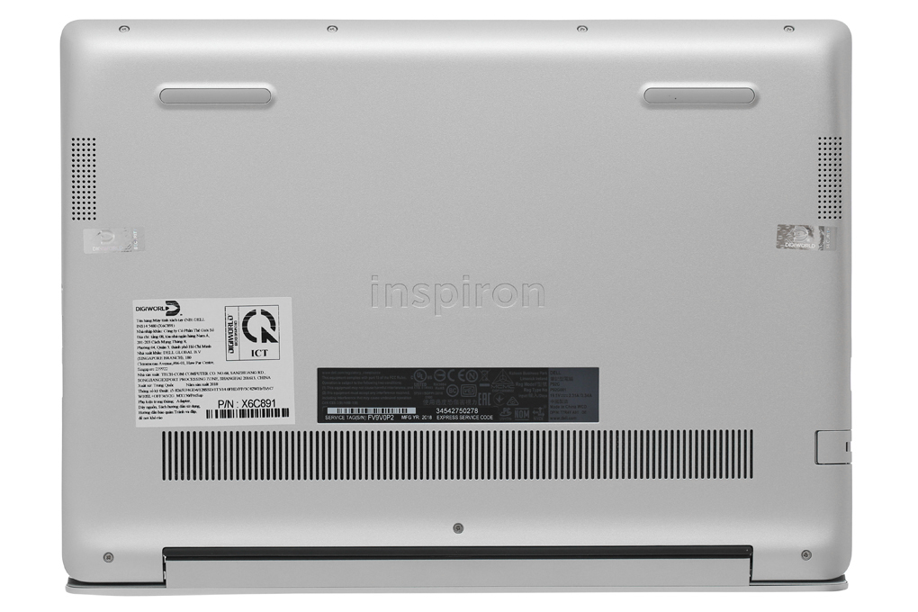 Laptop Dell Inspiron 14 5480 i5 8265U/4GB/1TB+128GB/2GB MX150/Office365/Win10 (X6C891) - 12