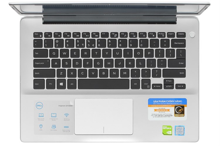 Laptop Dell Inspiron 5480 i5 8265U/8GB/256GB/2GB MX150/Office365/Win10 (X6C892) Màu Bạc