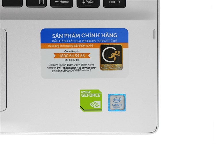 Laptop Dell Inspiron 14 5482 i7 8565U/8GB/256GB/2GB MX130/Touch/Office365/Win10 (C2CPX1) Màu Bạc