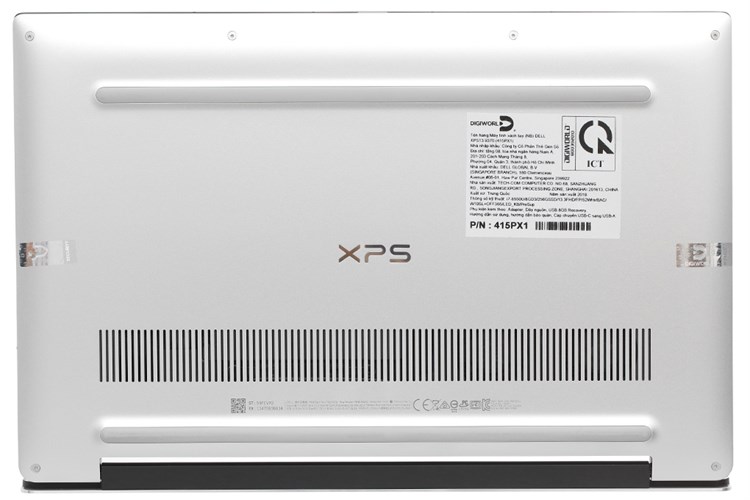 Laptop Dell XPS 13 9370 i7 8550U/8GB/256GB/Win10 (415PX1) Màu Bạc