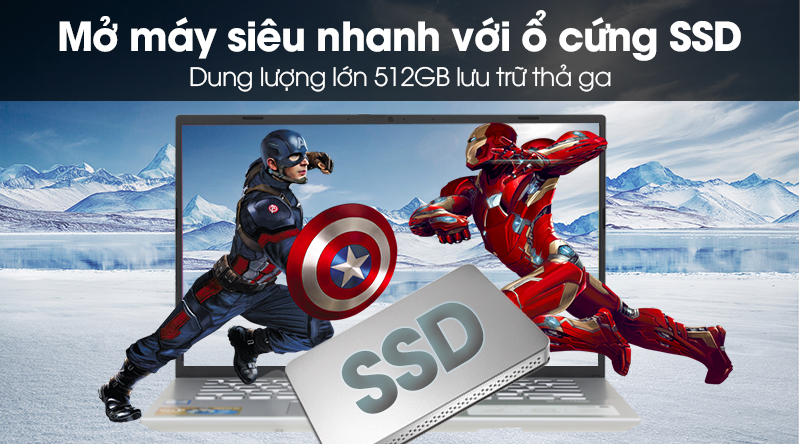 Laptop Asus VivoBook A412FA i5 8265U/8GB/512GB/Win10 (EK343T)