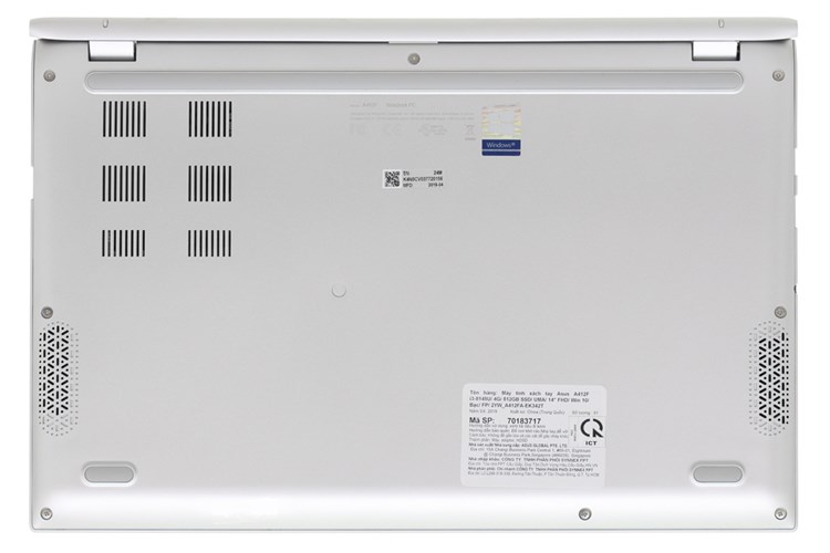 Laptop Asus VivoBook A412FA i5 8265U/8GB/512GB/Win10 (EK343T)