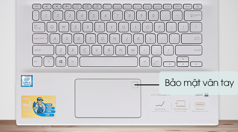 Bảo mật Asus VivoBook A412FA