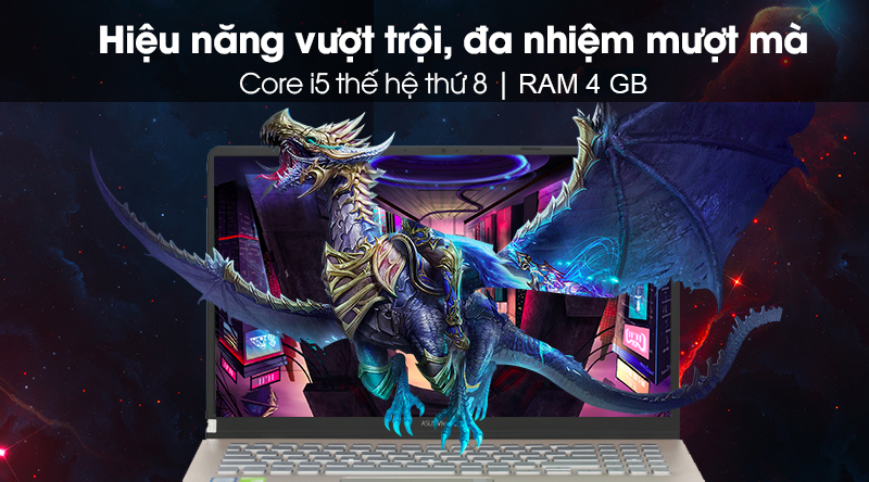 Laptop Asus VivoBook S530FN i5 8265U/4GB/1TB/2GB MX150/Win10 (BQ128T)