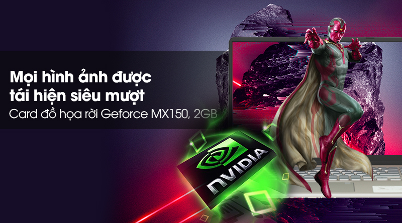 Laptop Asus VivoBook S530FN i5 8265U/4GB/1TB/2GB MX150/Win10 (BQ128T)