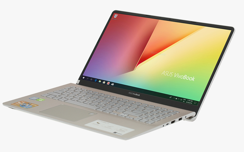 Laptop Asus S530FN i5 8265U  tự nâng máy lên 2 độ tạo cảm giác thoải mái 