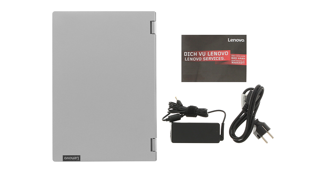 Bộ sản phẩm gồm: Sách hướng dẫn, Thùng máy, Sạc Laptop Lenovo