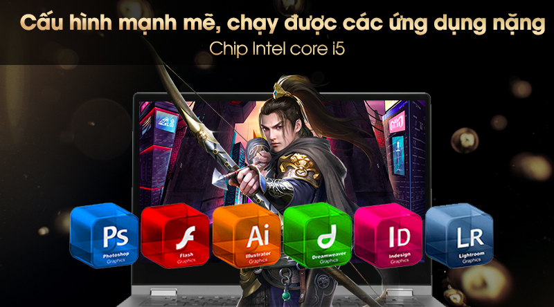 Laptop Lenovo Ideapad C340 14IWL i5 8265U/8GB/256GB/Touch/Win10 (81N4003TVN)