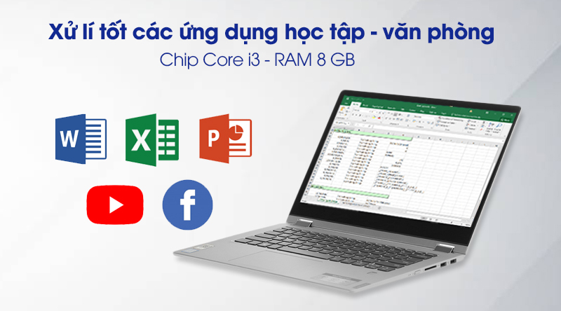 Laptop Lenovo Ideapad C340 14IWL i3 8145U/8GB/256GB/Touch/Win10 (81N4003SVN)