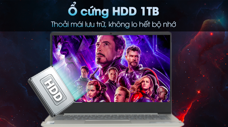 Laptop Lenovo Ideapad S340 14IWL i5 8265U/8GB/1TB/2GB MX230/Win10 (81N7006HVN)