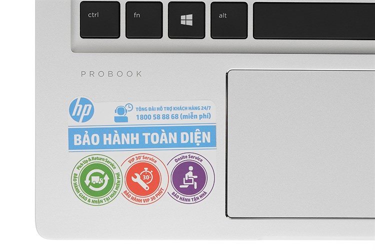 Laptop HP Probook 430 G6 i5 8265U/4GB/256GB/Win10 (6UX78PA) Màu Bạc