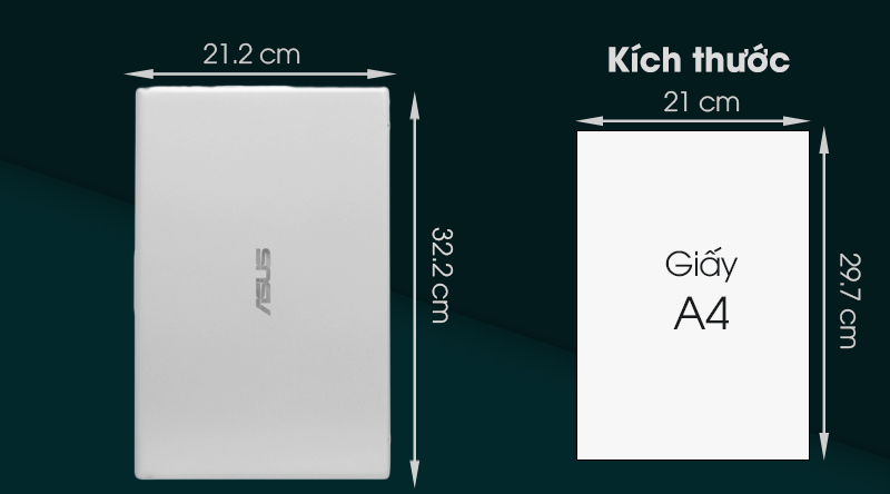 Laptop Asus VivoBook A412FA i3 8145U/4GB/512GB/Win10 (EK342T)