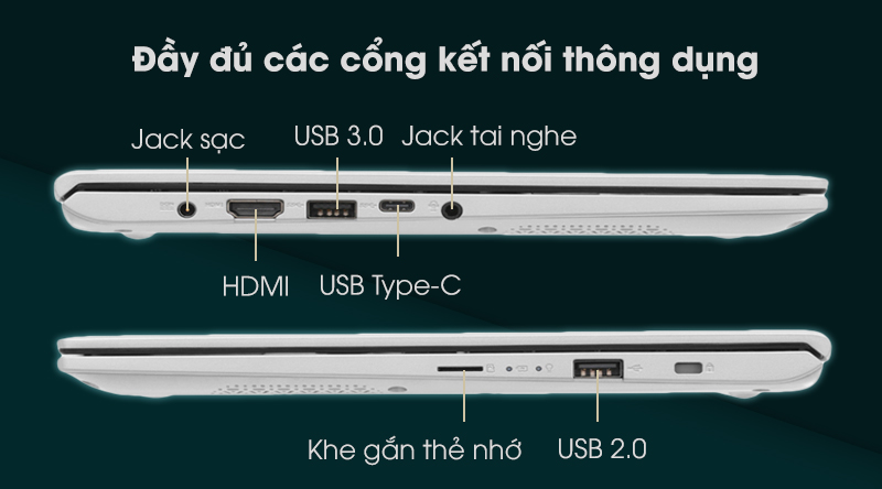 Laptop Asus VivoBook A412FA i3 8145U/4GB/512GB/Win10 (EK342T)