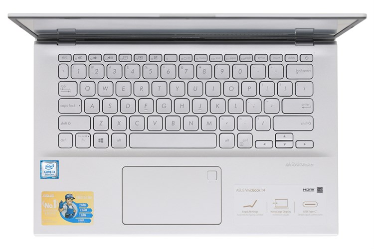 Laptop Asus VivoBook A412FA i3 8145U/4GB/512GB/Win10 (EK342T) Màu Bạc
