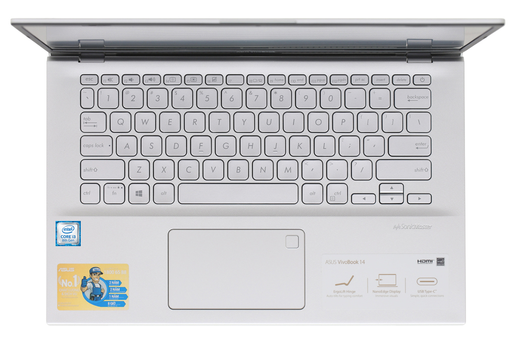 Laptop Asus VivoBook A412FA i3 8145U/4GB/512GB/Win10 (EK342T) Màu Bạc