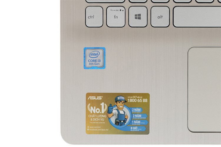 Laptop Asus VivoBook S530FA i3 8145U/4GB/1TB/Win10 (BQ185T) Màu Vàng