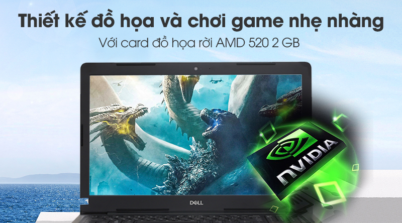 Laptop Dell Vostro 3580 i7 8565U/8GB/256GB/2GB R520/Win10 (T3RMD2)