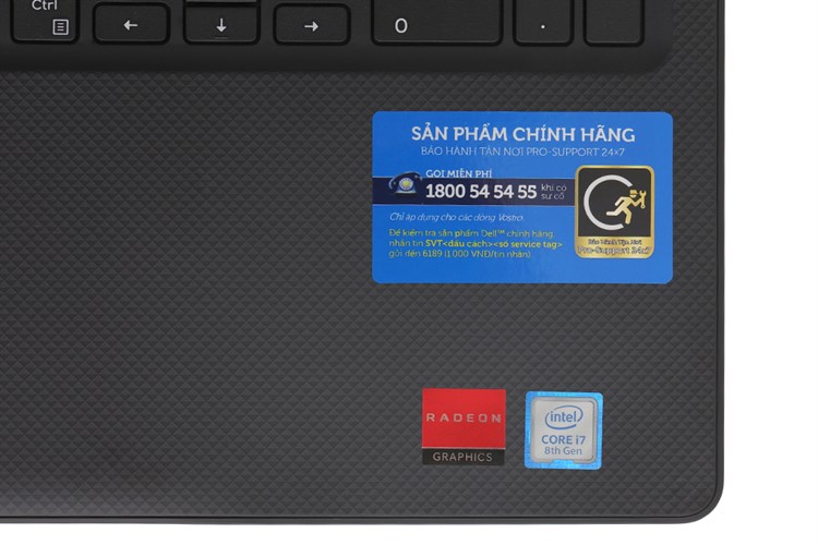 Laptop Dell Vostro 3580 i7 8565U/8GB/256GB/2GB R520/Win10 (T3RMD2) Màu Đen