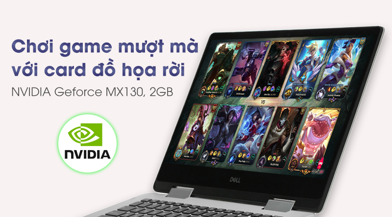 Laptop Dell Inspiron 5482 i5 8265U/8GB/256GB/2GB MX130/Touch/Win10 (C4TI5017W)