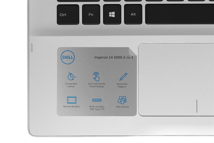 Laptop Dell Inspiron 5482 i5 8265U/8GB/256GB/2GB MX130/Touch/Win10 (C4TI5017W) Màu Bạc