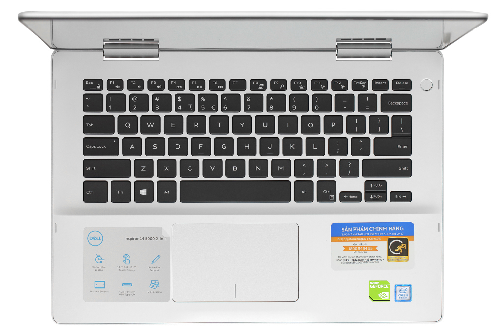 Laptop Dell Inspiron 5482 i5 8265U/8GB/256GB/2GB MX130/Touch/Win10 (C4TI5017W) - 4