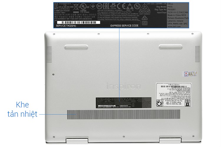 Laptop Dell Inspiron 5482 i5 8265U/8GB/256GB/2GB MX130/Touch/Win10 (C4TI5017W) Màu Bạc