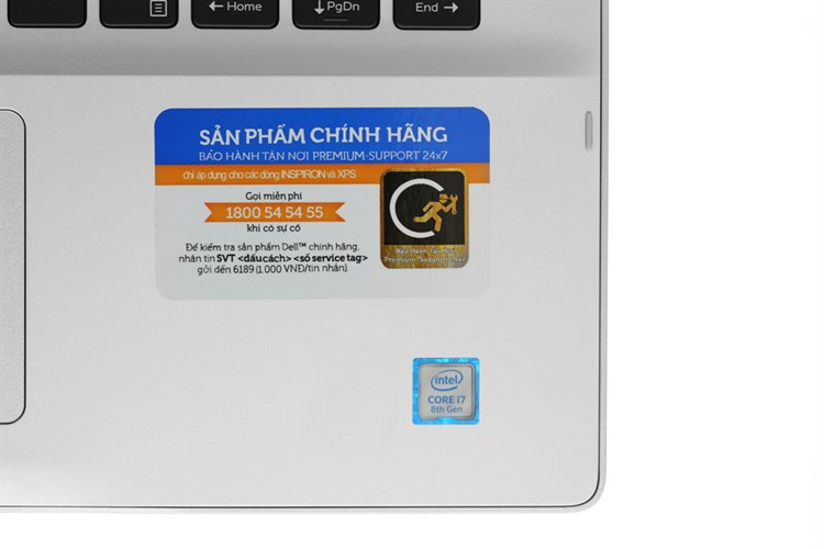 Laptop Dell Inspiron 5482 i7 8565U/8GB/256GB/Touch/Pen/Win10 (C4TI7007W) Màu Bạc