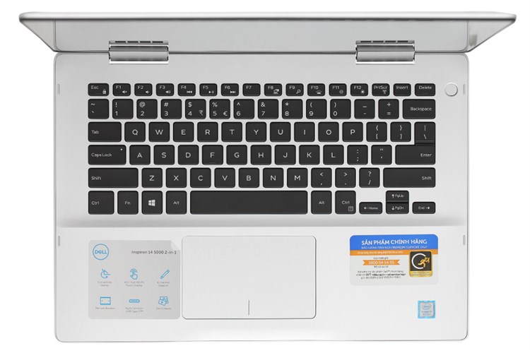 Laptop Dell Inspiron 5482 i7 8565U/8GB/256GB/Touch/Pen/Win10 (C4TI7007W) Màu Bạc