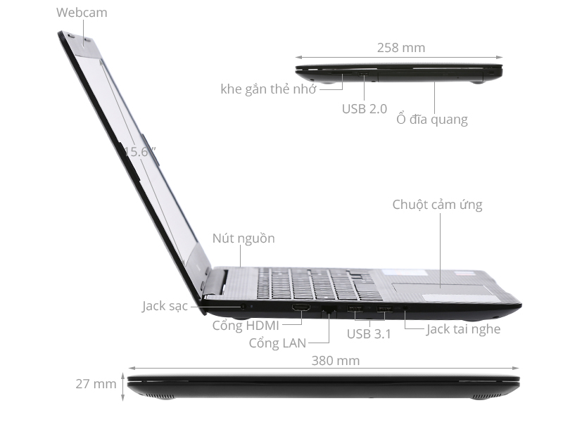 Dell Inspiron 3580 i5 8265U/4GB/1TB/2GB R520/Win10 (70184569)