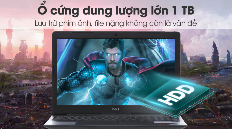 Laptop Dell Inspiron 3580 i5 8265U/4GB/1TB/2GB R520/Win10 (70184569)