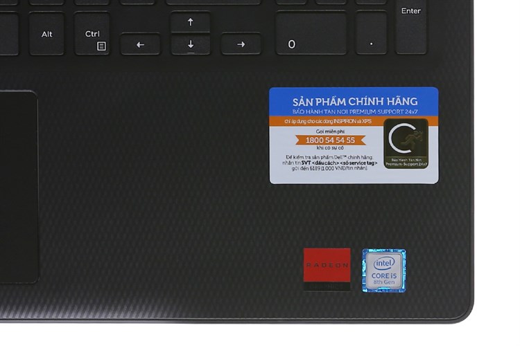Laptop Dell Inspiron 3580 i5 8265U/4GB/1TB/2GB R520/Win10 (70184569) Màu Đen