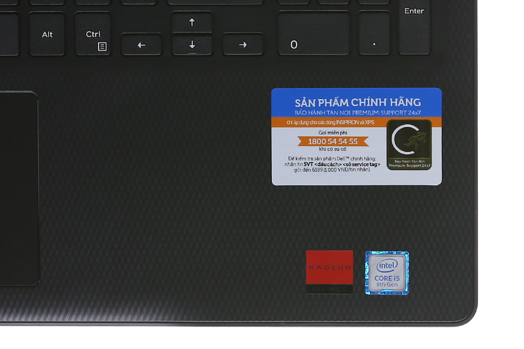 Laptop Dell Inspiron 3580 i5 8265U/4GB/1TB/2GB R520/Win10 (70184569) Màu Đen