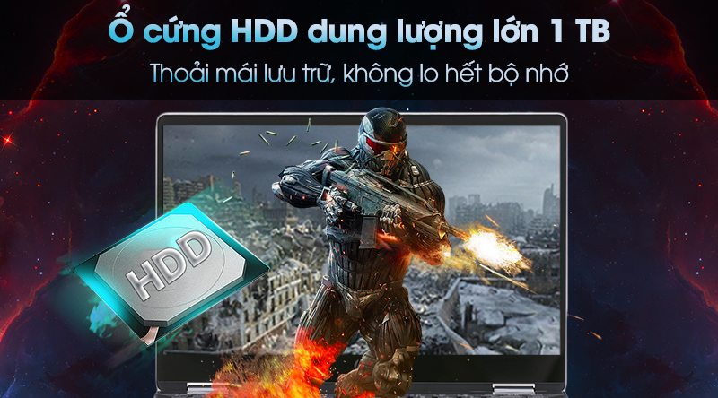 Laptop HP Pavilion x360 dh0103TU i3 8145U/4GB/1TB/Touch/Win10 (6ZF24PA)