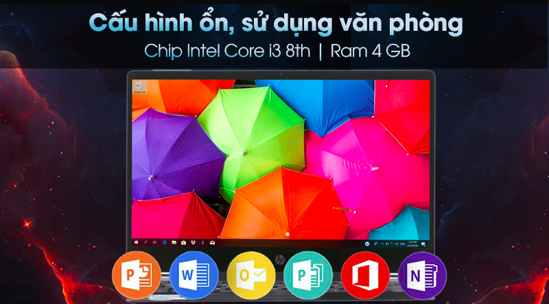 Laptop HP Pavilion x360 dh0103TU i3 8145U/4GB/1TB/Touch/Win10 (6ZF24PA)