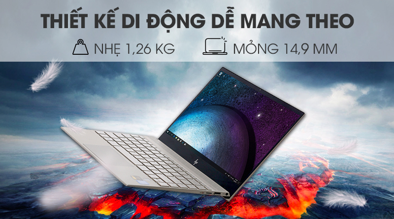 Laptop HP Envy 13 aq0027TU i7 8565U/8GB/256GB/Win10 (6ZF43PA)