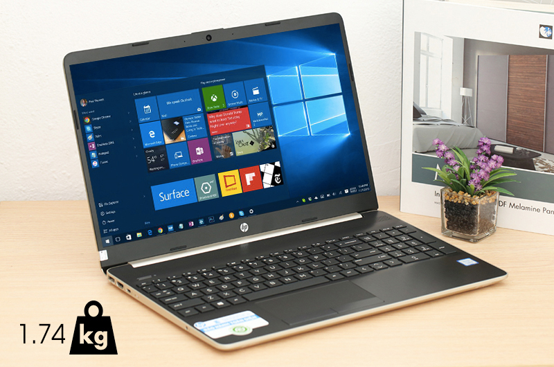 Laptop HP 15s du0063TU (6ZF63PA) có khối lượng 1.74 kg