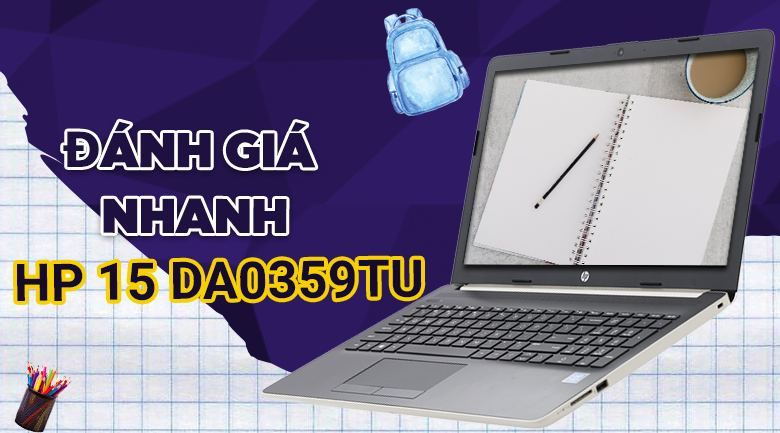 Laptop HP 15 da0359TU N4417/4GB/500GB/Win10 (6KD00PA)